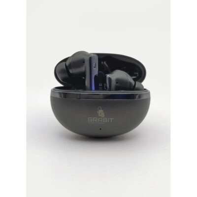 Grabit TWS Earbuds with Compact Charging Case - Blue - GTUNES-100