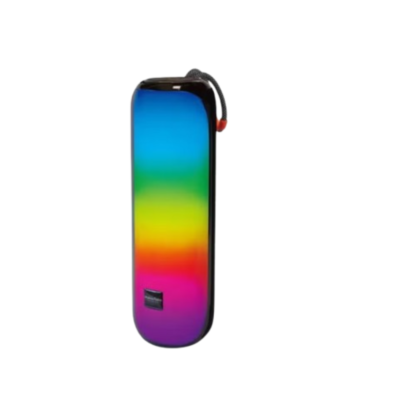 Haino Teko Portable Wireless Bluetooth Speaker with Deep Bass, RGB LED Lights, Waterproof Design, and Built-in Mic - Compact Rechargeable Mini Speaker for Outdoor, Travel and Home Use- S48