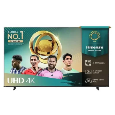 Hisense 85 Inch A61Q 4K UHD Smart TV, HDR10+, Dolby Vision, Dolby Audio, VIDAA TV, (2025) Black - 85A61Q