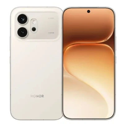 HONOR 600 5G Smartphone, 256GB Storage, 12GB RAM, 6.57-Inch Display, Snapdragon 7 Gen 3, 200MP AI Camera, 50MP Selfie Camera, 7000mAh Battery, Dual SIM, Golden White - TDRA Version