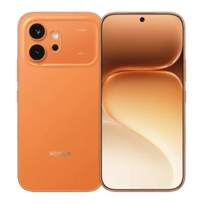 HONOR 600 5G Smartphone, 256GB Storage, 12GB RAM, 6.57-Inch Display, Snapdragon 7 Gen 3, 200MP AI Camera, 50MP Selfie Camera, 7000mAh Battery, Dual SIM, Orange - TDRA Version