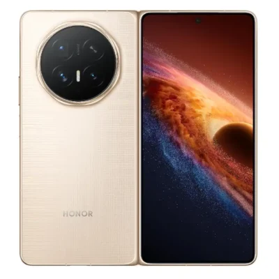 Honor Magic V6 Foldable 5G Smartphone, 16GB RAM, 512GB Storage, 7.95 inch Foldable OLED Display, 64MP Triple Camera, 6660mAh Battery, 80W Wired & 66W Wireless Charging, Gold with Honor Watch Fit - 5109CEVE - TDRA Version