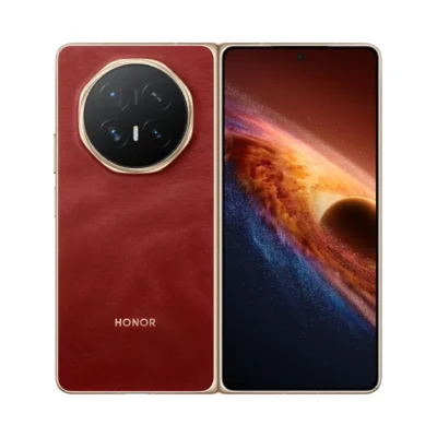 Honor Magic V6 Foldable 5G Smartphone, 16GB RAM, 512GB Storage, 7.95 inch Foldable OLED Display, 64MP Triple Camera, 6660mAh Battery, 80W Wired & 66W Wireless Charging, Red with Honor Watch Fit - 5109CEVD - TDRA Version
