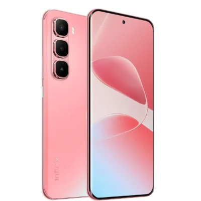 Infinix Hot 60 Pro+ Dual SIM, 8+8GB RAM, 256GB Storage, 4G, 6.78-Inch 144Hz 1.5K 3D-Curved AMOLED Display, 50MP Camera, 5160mAh Battery, Middle East Version - Coral Tides