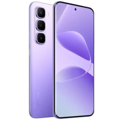 Infinix Hot 60 Pro+ Dual SIM, 8+8GB RAM, 256GB Storage, 4G, 6.78-Inch 144Hz 1.5K 3D-Curved AMOLED Display, 50MP Camera, 5160mAh Battery, Middle East Version - Misty Violet