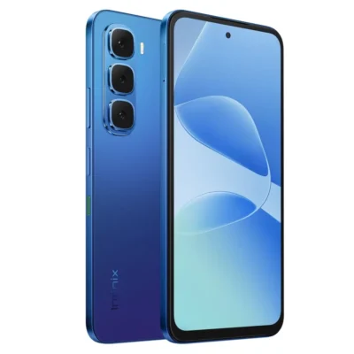 Infinix Hot 60i Dual SIM, 8+8GB RAM, 256GB Storage, 4G, 6.7-Inch 120Hz Display, 50MP Camera, 5160mAh Battery, Middle East Version - Shadow Blue