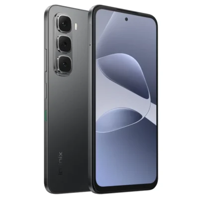 Infinix Hot 60i Dual SIM, 8+8GB RAM, 256GB Storage, 4G, 6.7-Inch 120Hz Display, 50MP Camera, 5160mAh Battery, Middle East Version - Sleek Black