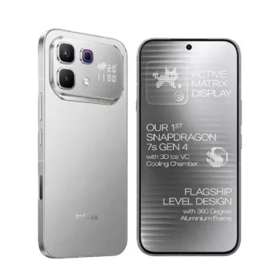 Infinix Note 60 Pro Dual SIM, 8GB RAM, 256GB Storage, 5G, 6.78-Inch 144Hz 1.5K AMOLED Display, 50MP Camera, 6500mAh Battery, Middle East Version - Mist Titanium