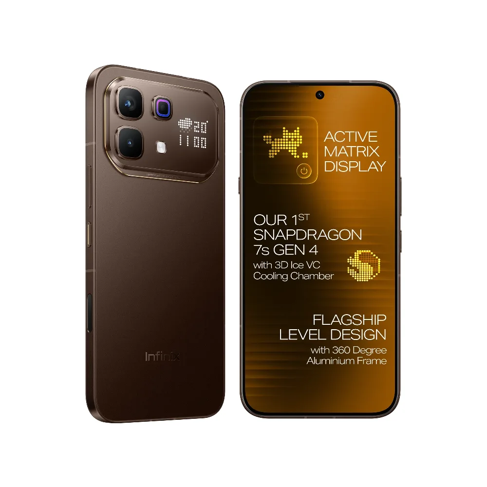 Infinix Note 60 Pro Dual SIM, 8GB RAM, 256GB Storage, 5G, 6.78-Inch 144Hz 1.5K AMOLED Display, 50MP Camera, 6500mAh Battery, Middle East Version - Mocha Brown - Image 2