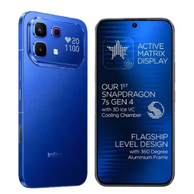 Infinix Note 60 Pro Dual SIM, 8GB RAM, 256GB Storage, 5G, 6.78-Inch 144Hz 1.5K AMOLED Display, 50MP Camera, 6500mAh Battery, Middle East Version - Ocean Blue