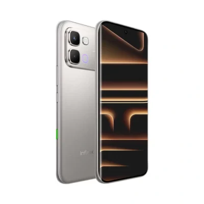 Infinix Note Edge Dual SIM, 8GB RAM, 256GB Storage, 5G, 6.78-Inch 1.5K 3D-Curved AMOLED Display, 50MP Camera, 6500mAh Battery, Middle East Version - Lunar Titanium