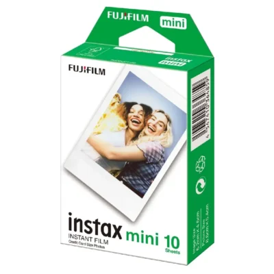 Instax Mini Instant Film White Border 10 Shot Pack - ISO 800 Color Film for Instax Mini Cameras & Printers