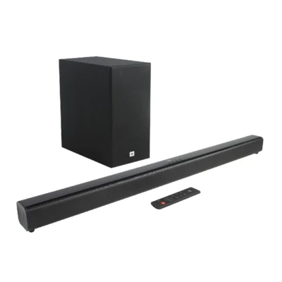 JBL Cinema SB160 2.1 Channel Soundbar with Wireless Subwoofer, 220W Power, Dolby Digital, HDMI ARC & Bluetooth, Black - JBLSB160BLKUK