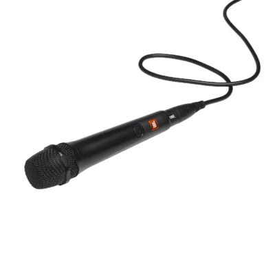 JBL PBM100 Wired Dynamic Vocal Microphone with Cardioid Polar Pattern, 6.3 mm Plug, Plug and Play, Stage-Quality Design, Black - JBLPBM100BLK