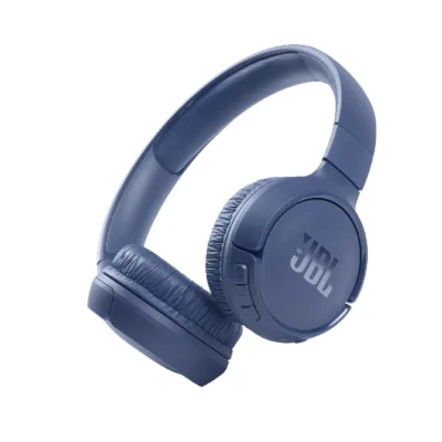 JBL Tune 510BT Wireless On-Ear Headphones, JBL Pure Bass Sound, Bluetooth 5.0, 40 Hours Battery Life, Built-in Microphone - Blue