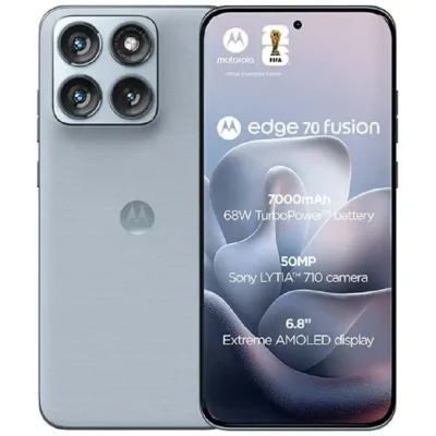 Motorola Edge 70 Fusion 5G Dual SIM - 6.8 Inch Display, 12GB, 256GB, 50MP Camera, 7000mAh Battery, PANTONE Country Air - Middle East Version