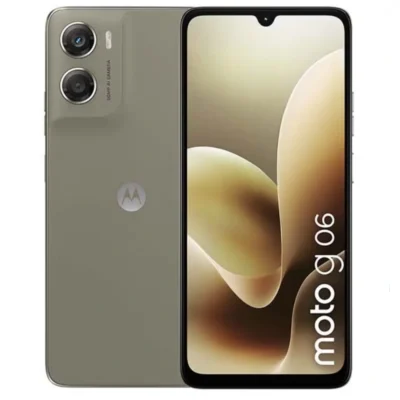 Motorola G06 4G Dual SIM - 6.88 Inch Display, 4GB RAM, 128GB Storage, 50MP AI Camera, 5200mAh Battery, PANTONE Laurel Oak - Middle East Version
