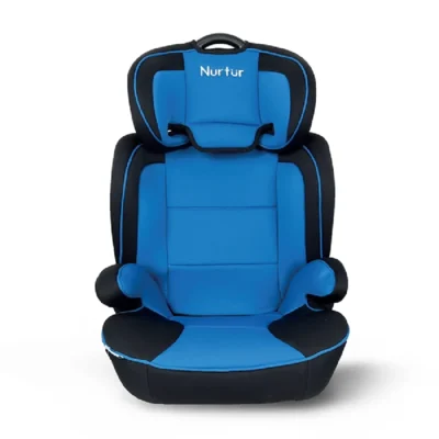 Nurtur Jupiter 3-in-1 Convertible Car Seat & Booster, 0-3 Years, Up to 25 kg, 9-Position Headrest, 5-Point Harness, Blue - ZY11-NR4