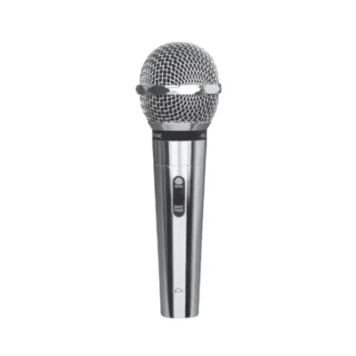 Platinum Karaoke KS5000 Professional Dynamic Wired Microphone Hyper Cardioid 10m Cable Clear Vocal Output Silver 1 Year Warranty