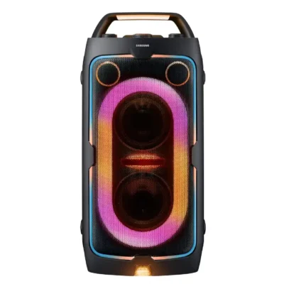 Samsung Sound Tower Speaker, 160W Powerful Sound, Party Lights+, Bluetooth 5.4, 12 Hours Playtime, Black - MX-ST40F