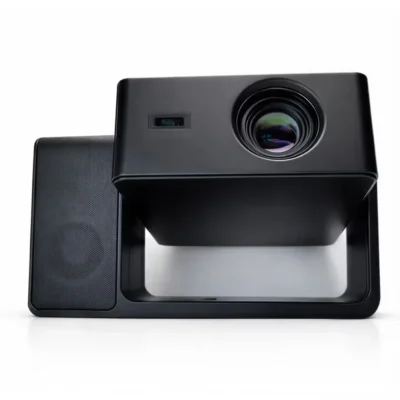 Smartberry HT30 4K HDR Home Cinema Projector with Dual Wireless Karaoke - Bluetooth HDMI USB, Built-in Speakers, Black