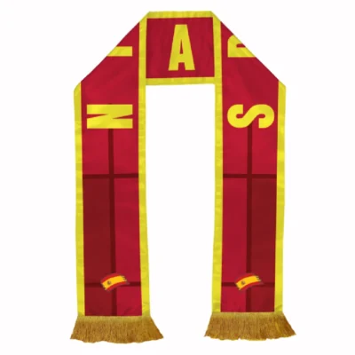 Spain World Cup 2026 Fan Scarf, Spain National Team Supporter Scarf for Football Fans and Collectors
