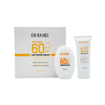 DR. RASHEL Anti-Aging 60++ SPF Sun Protection Kit 60g – Broad Spectrum Moisturizing Sunscreen | UAE