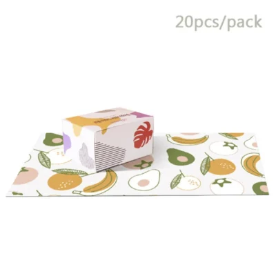 SUNVENO Baby Disposable Feeding Travel Placemats, 20 Pcs, 3-Layer Waterproof Table & Dining Chair Covers, White - SN_DPM20_WH
