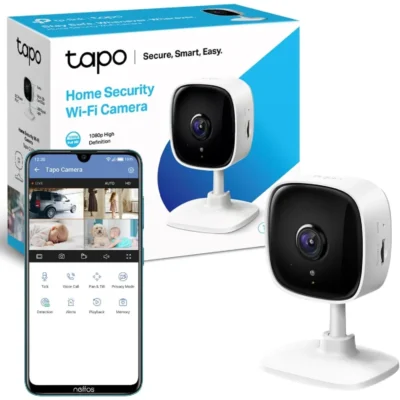 Tapo 1080p WiFi Indoor Security Camera Night Vision Motion Detection Two-Way Audio Alexa Google Assistant Support Tapo C100