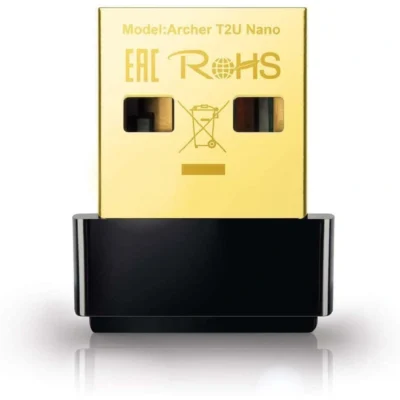 TP-Link AC600 Dual Band USB WiFi Adapter Nano Size 2.4GHz 5GHz Wireless Dongle for PC Laptop Archer T2U Nano