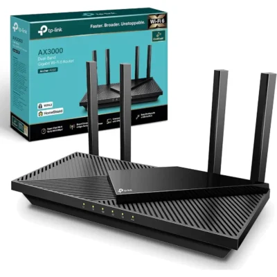 TP-Link AX3000 WiFi 6 Dual Band Gigabit Router Beamforming OFDMA USB 3.0 Alexa Support Archer AX55