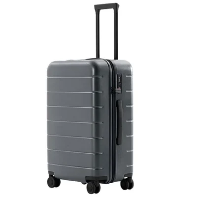 Xiaomi Luggage Classic Pro 26 Inch, 80L Polycarbonate Hard Shell Travel Suitcase, Smooth Wheels, Anti-Burst Zipper, Grey - 56894