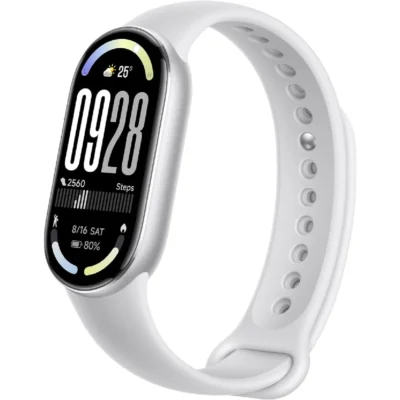 Xiaomi Smart Band 10 Glacier Silver 1.72 AMOLED 150 Sports Modes 21 Days Battery Fitness Tracker Bluetooth Smart Band